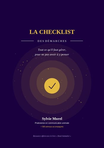 Checklist des démarches pratiques